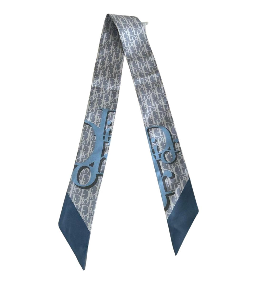 CHRISTIAN DIOR Голубая повязка на голову, фото 1