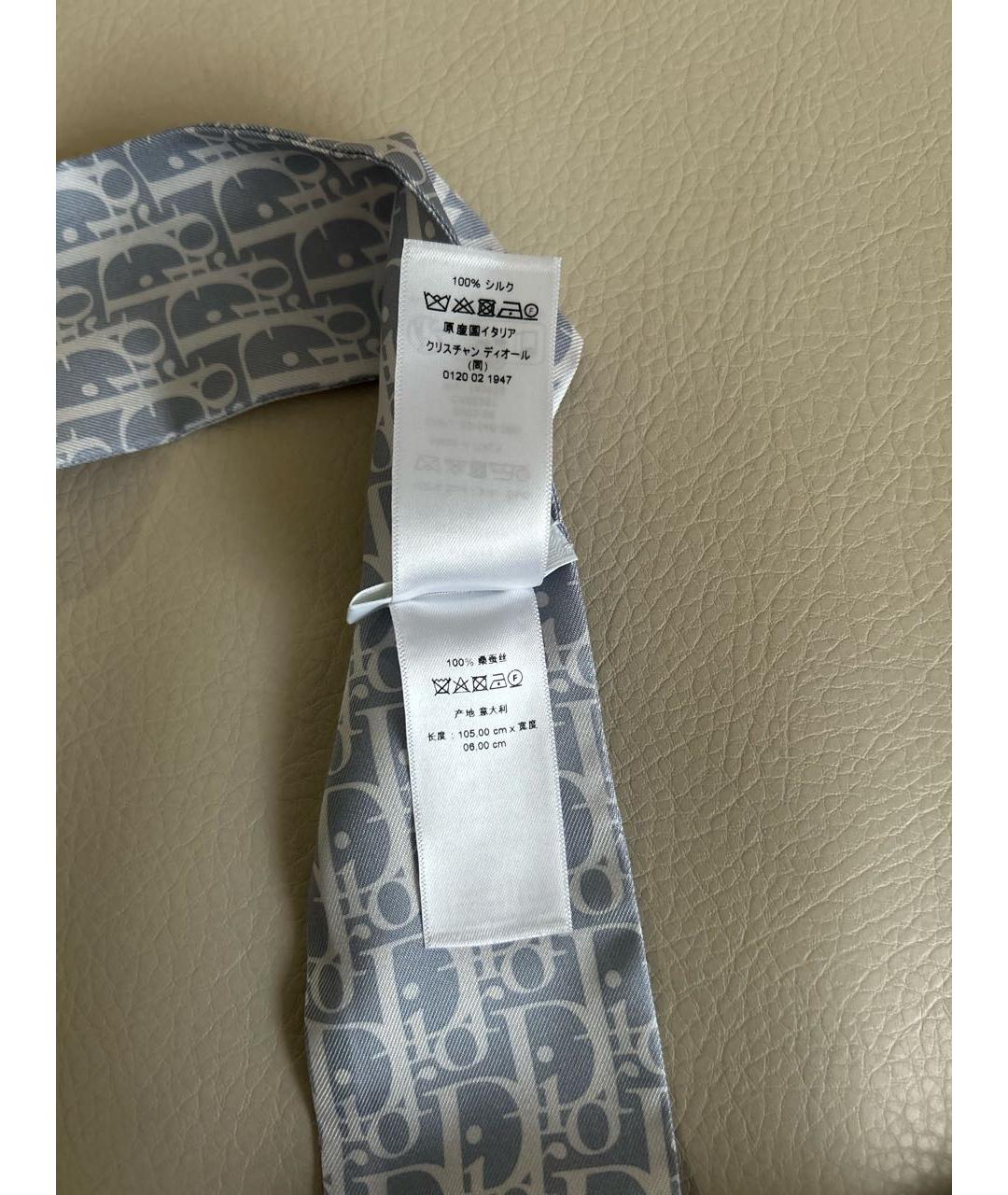 CHRISTIAN DIOR Голубая повязка на голову, фото 6