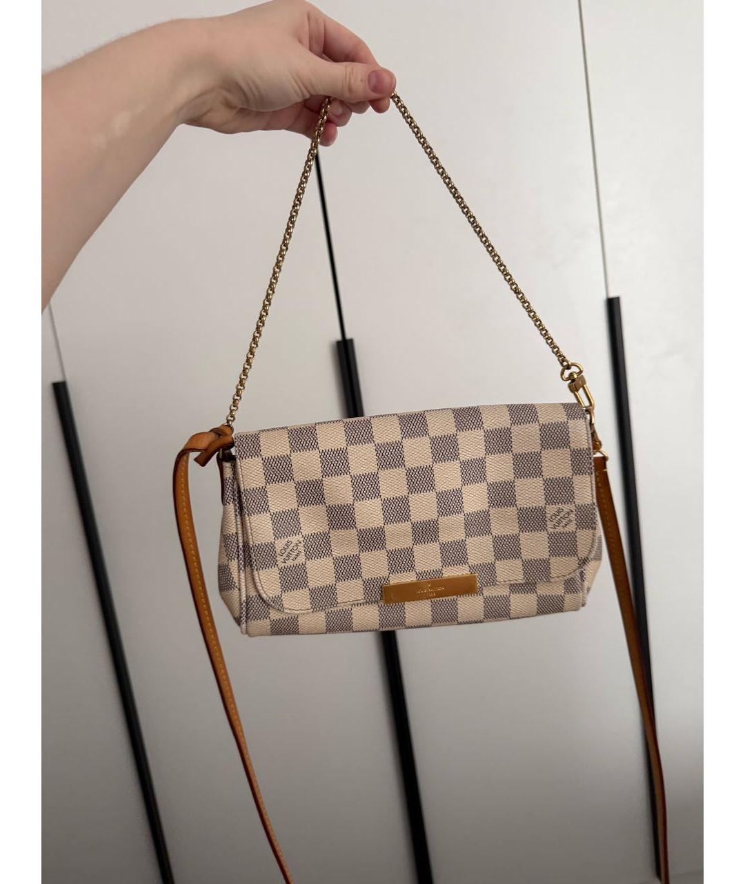 LOUIS VUITTON Бежевая сумка через плечо, фото 2