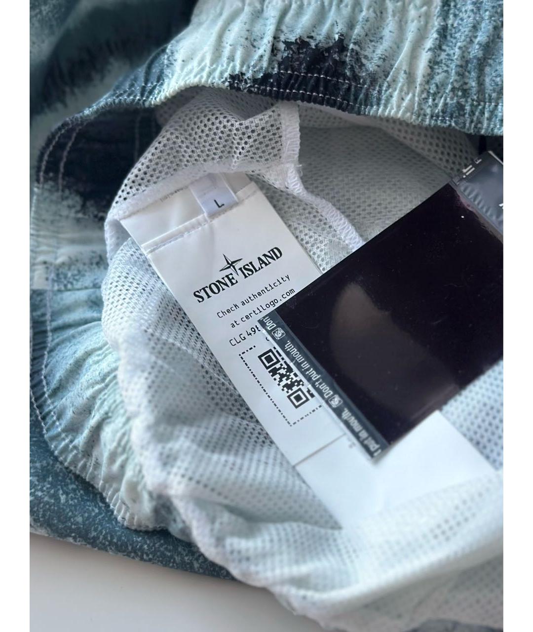 STONE ISLAND Полиэстеровые шорты, фото 6