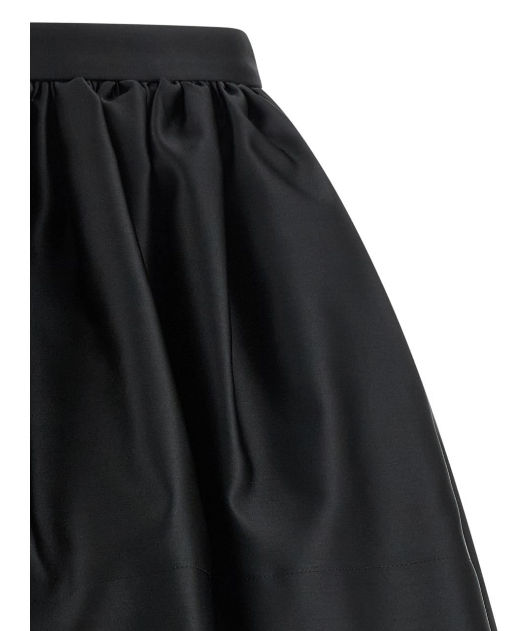 PACO RABANNE Черная полиэстеровая юбка мини, фото 3