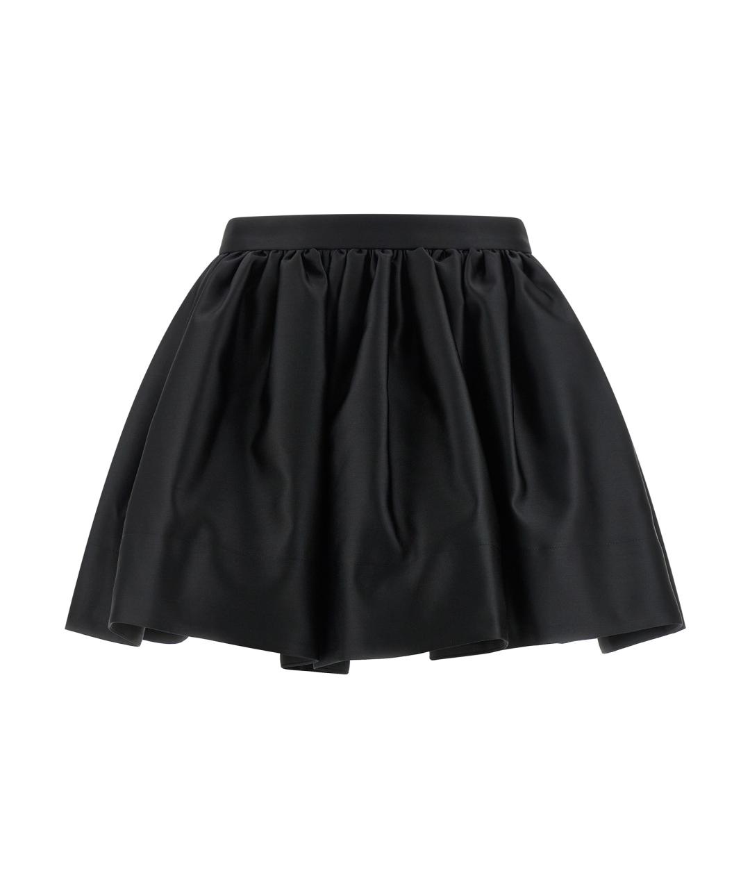 PACO RABANNE Черная полиэстеровая юбка мини, фото 1
