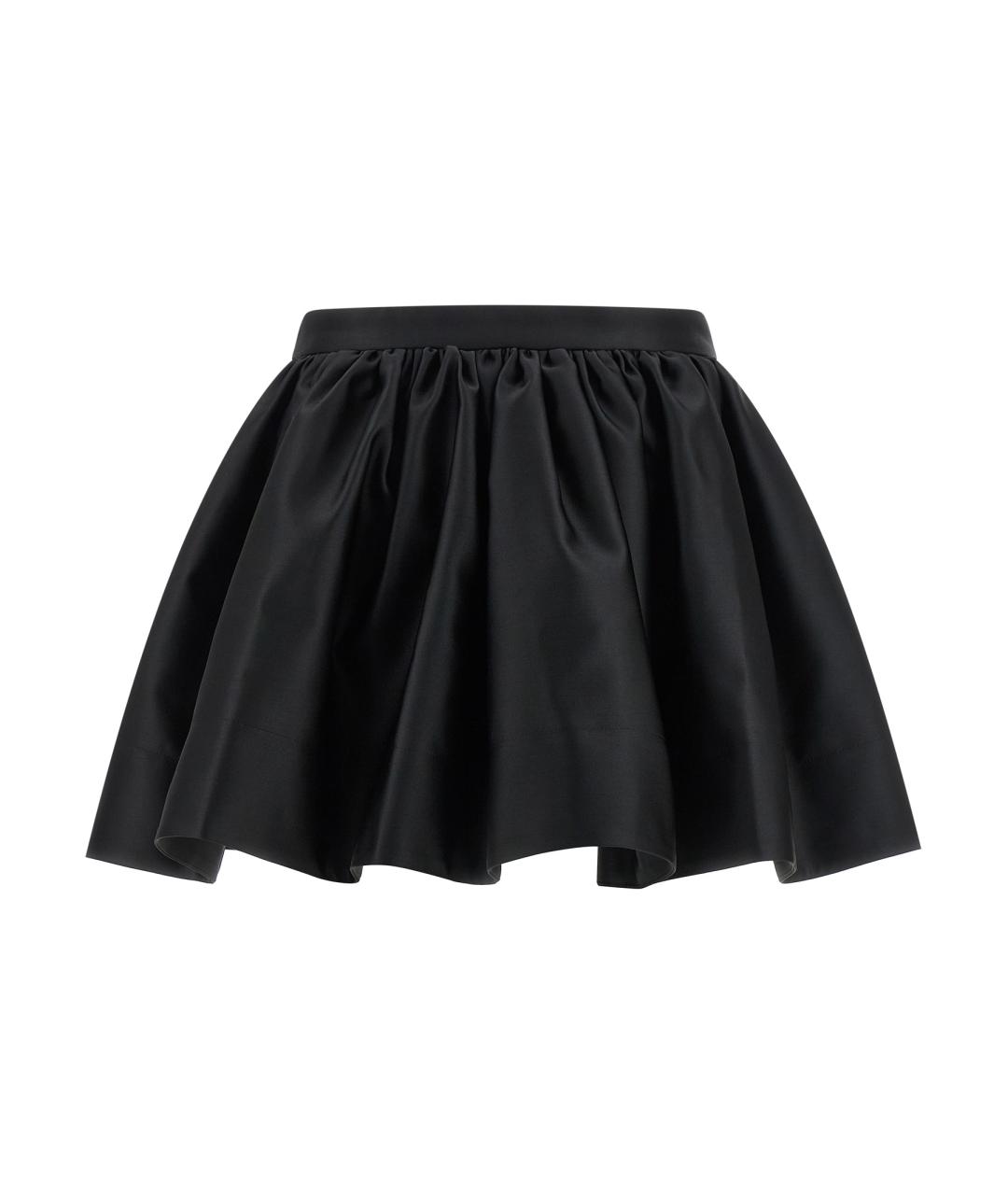 PACO RABANNE Черная полиэстеровая юбка мини, фото 2