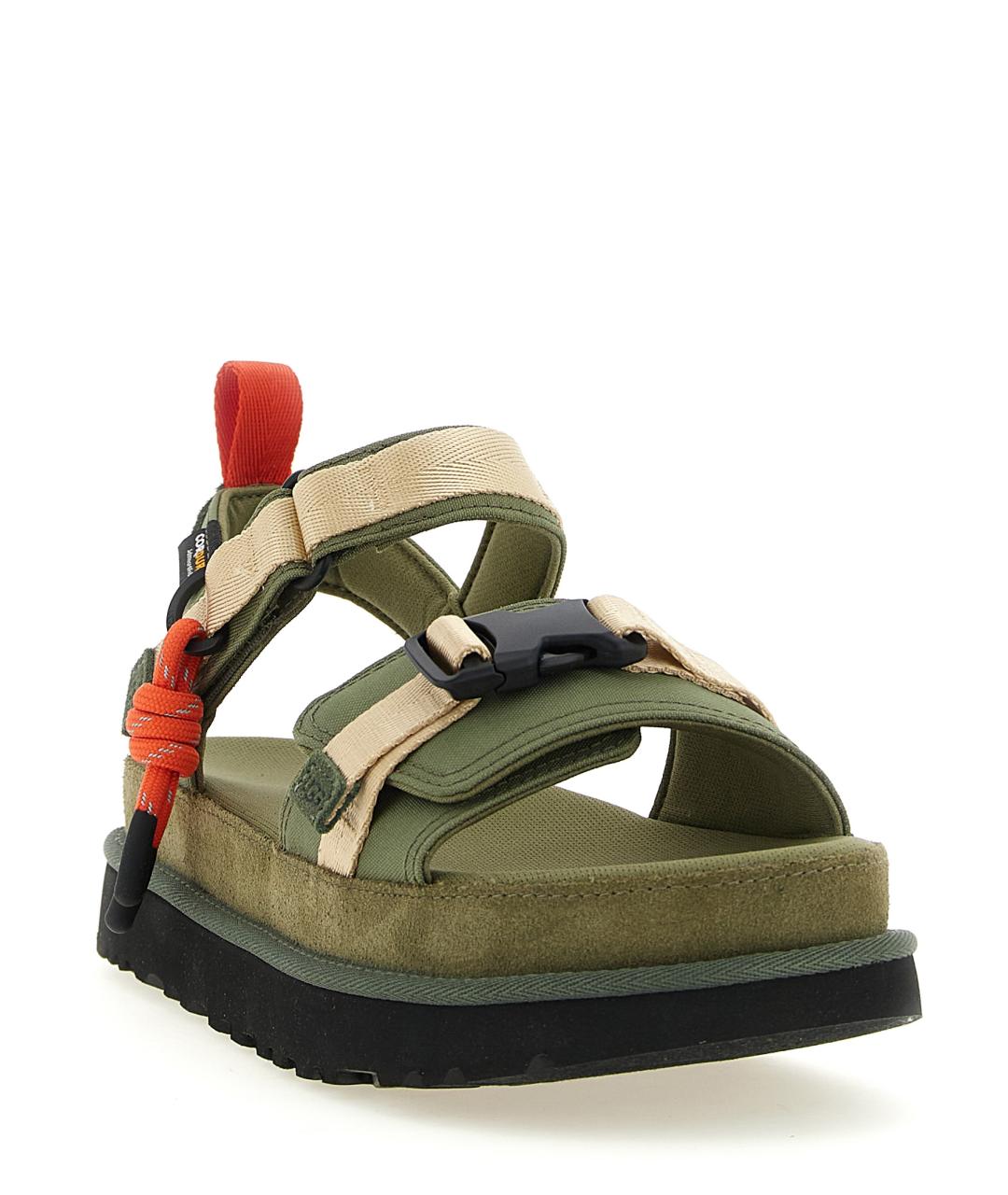 UGG AUSTRALIA Зеленые замшевые сандалии, фото 2