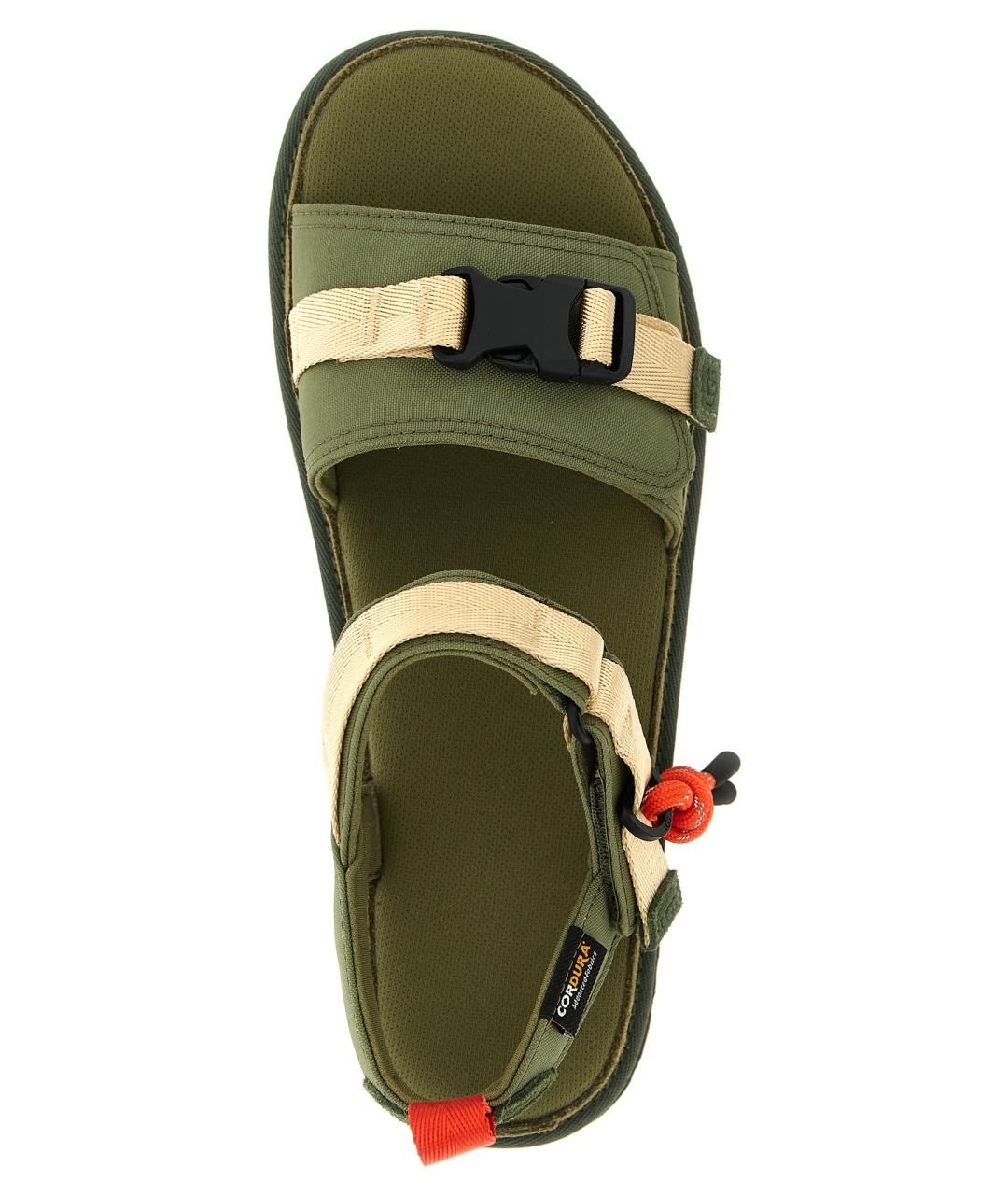 UGG AUSTRALIA Зеленые замшевые сандалии, фото 4