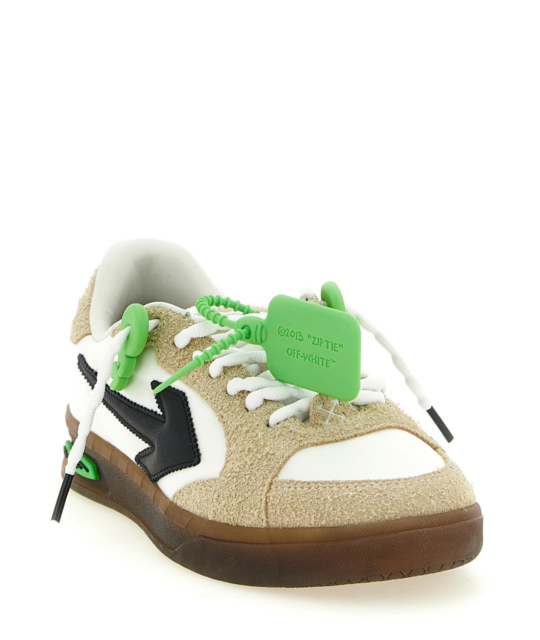 OFF-WHITE Мульти синтетические низкие кроссовки / кеды, фото 3