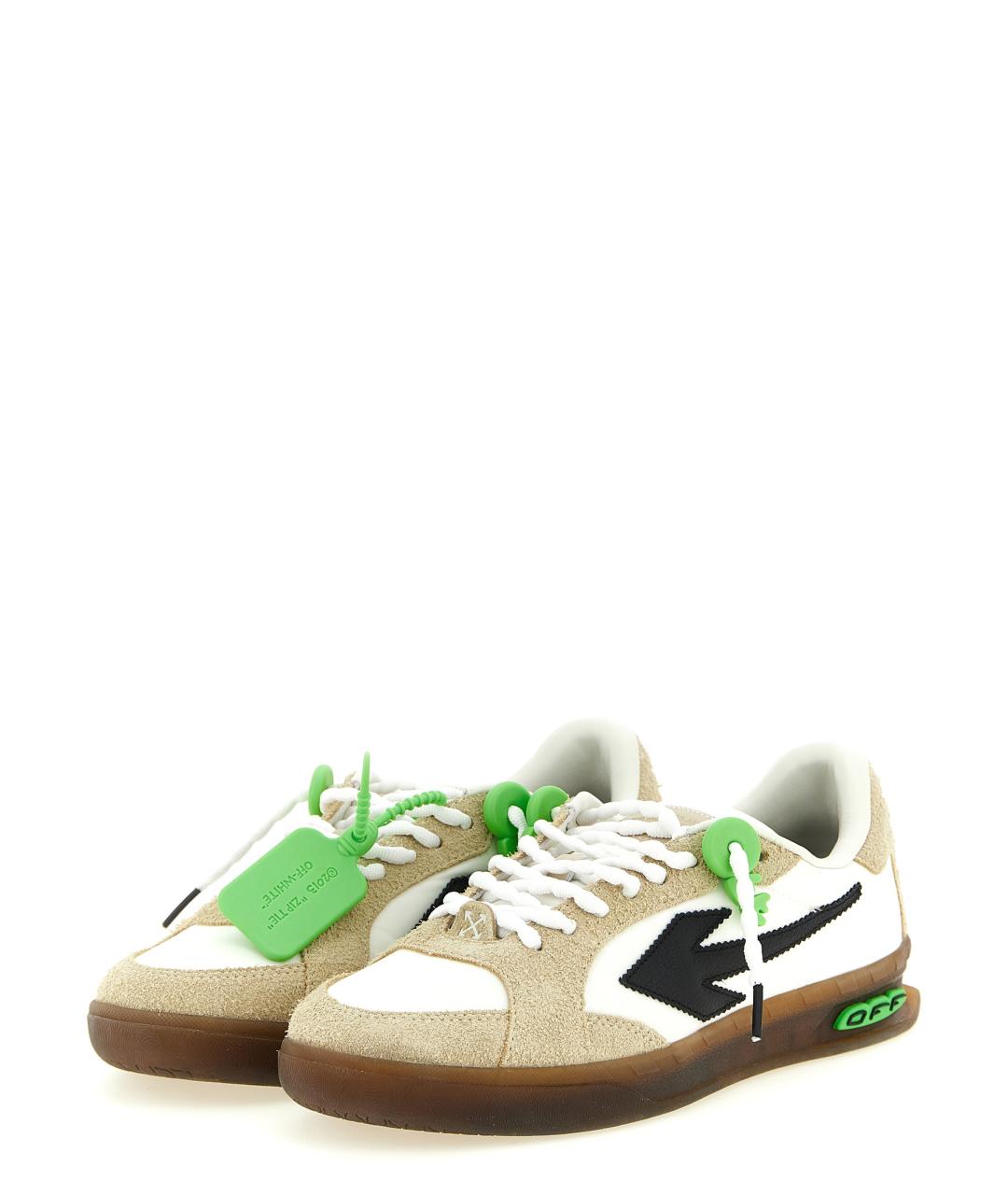 OFF-WHITE Мульти синтетические низкие кроссовки / кеды, фото 2