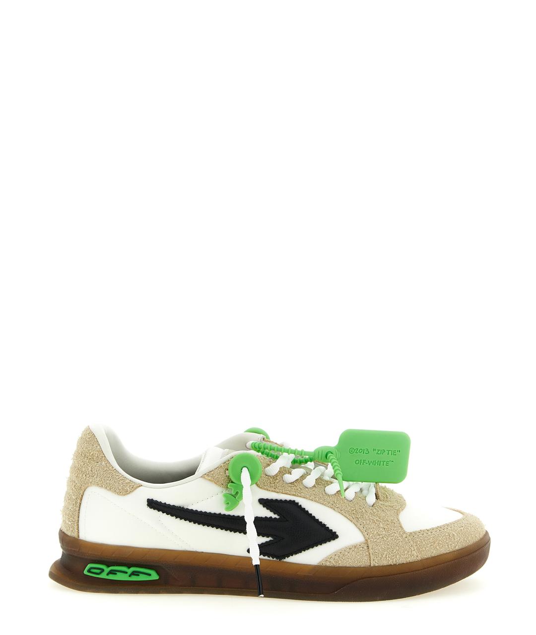 OFF-WHITE Мульти синтетические низкие кроссовки / кеды, фото 1