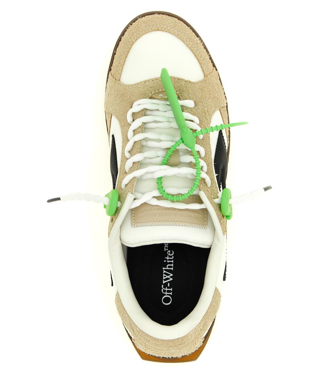 OFF-WHITE Мульти синтетические низкие кроссовки / кеды, фото 5