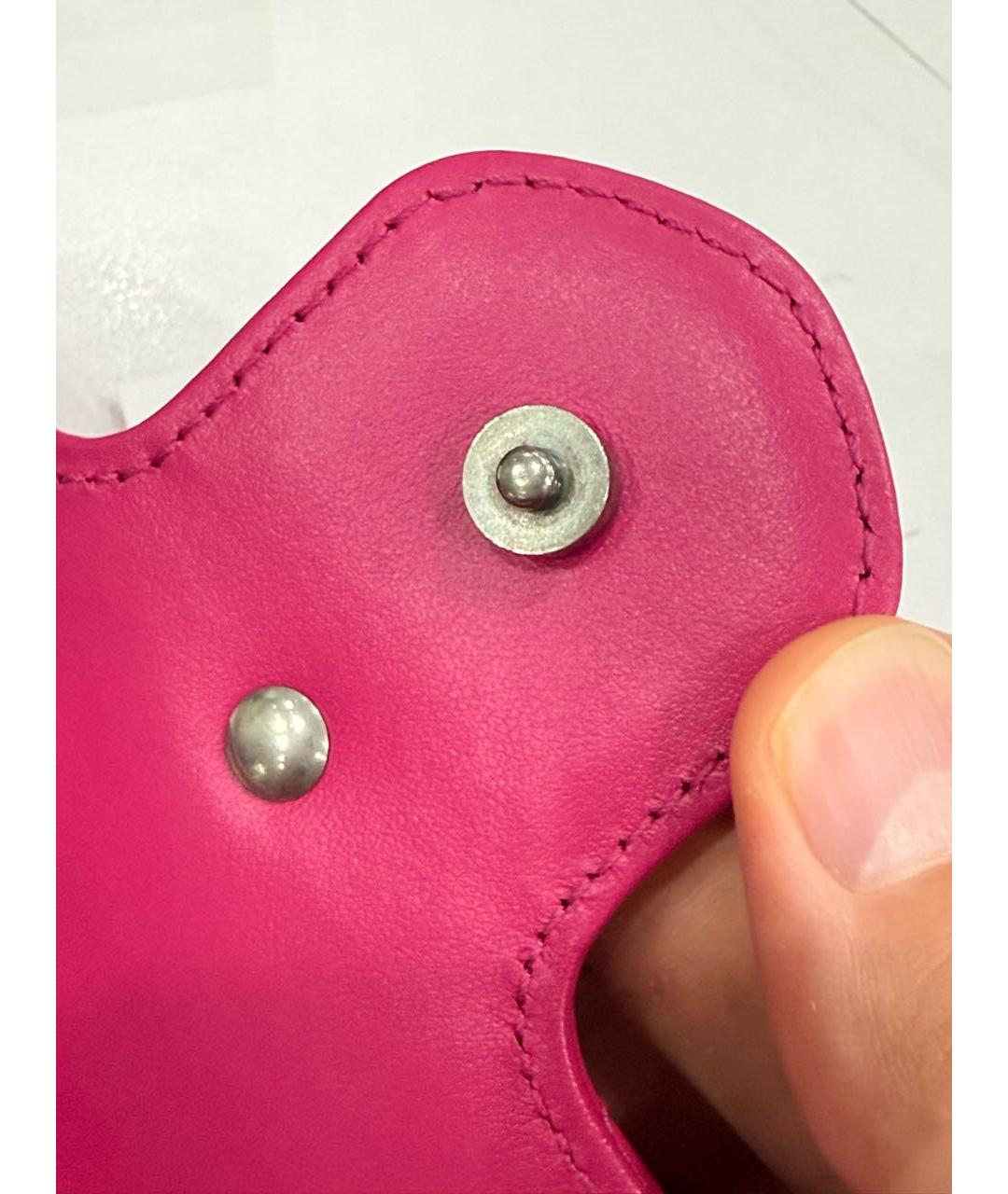 GUCCI Розовая кожаная сумка через плечо, фото 4