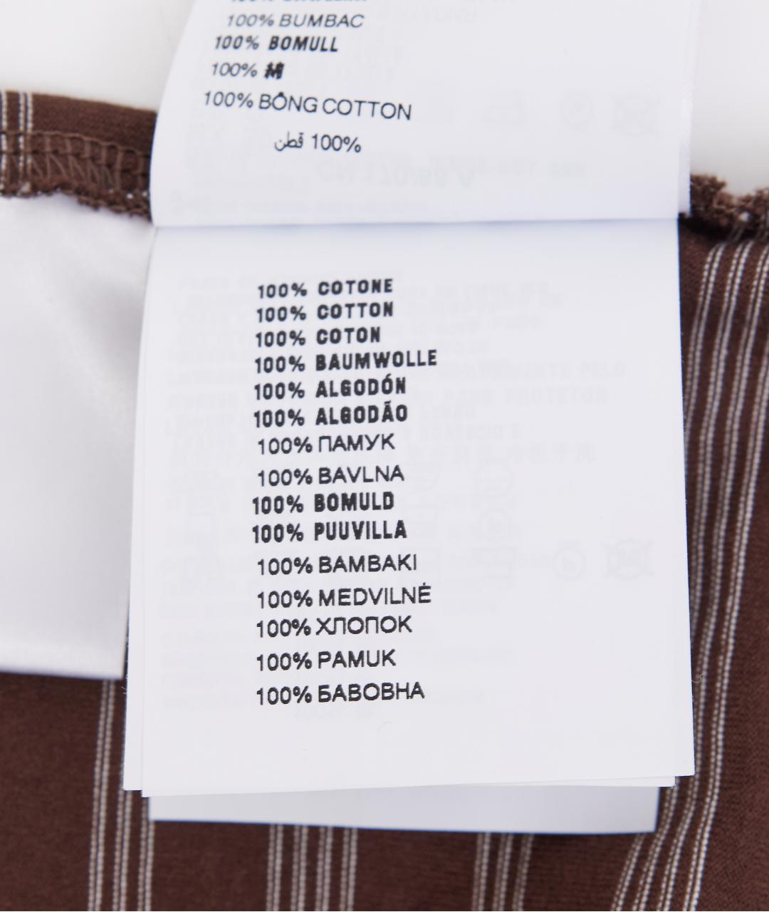 MIU MIU Коричневая хлопковая футболка, фото 7