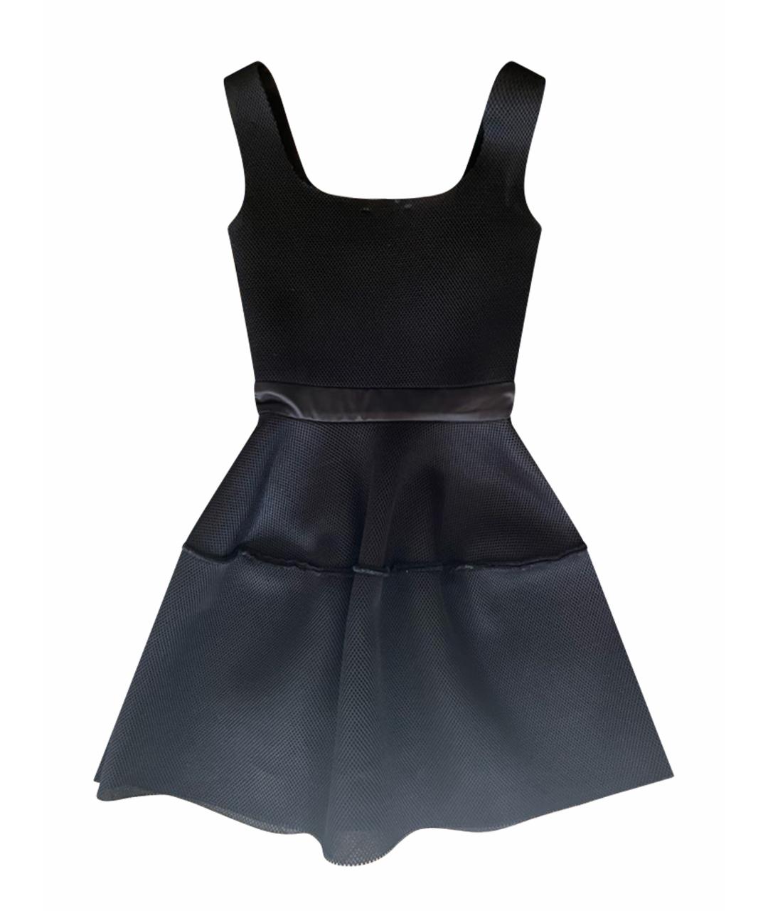 MAJE Черное полиэстеровое повседневное платье, фото 1