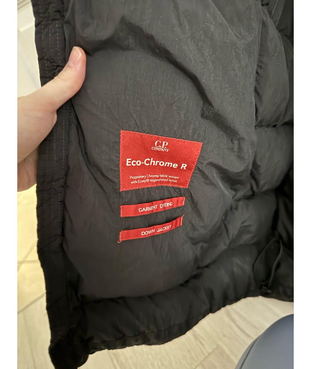 CP COMPANY Черная полиэстеровая куртка, фото 4