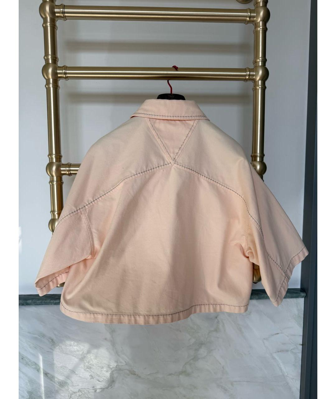 BOTTEGA VENETA Коралловый деним костюм с брюками, фото 4