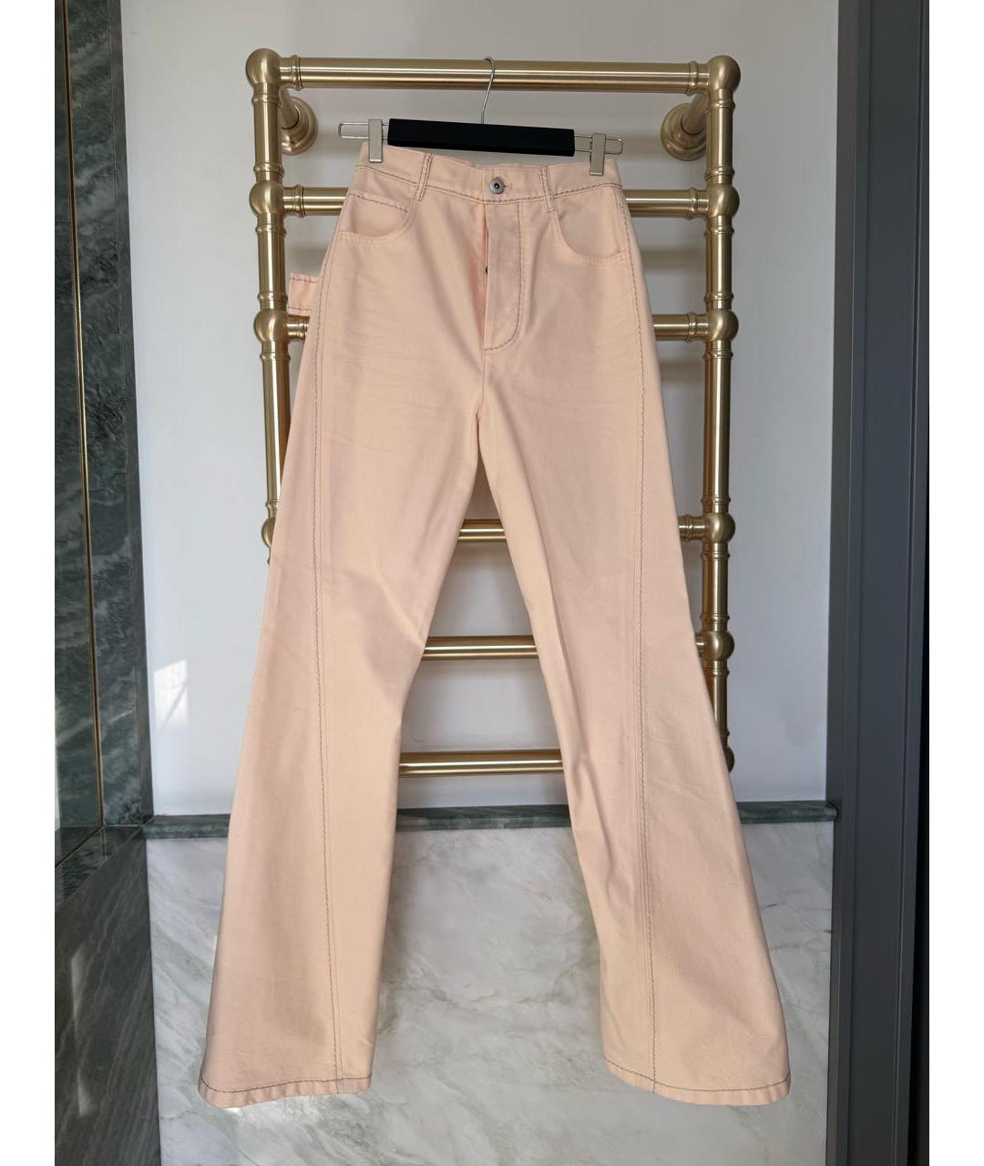 BOTTEGA VENETA Коралловый деним костюм с брюками, фото 2