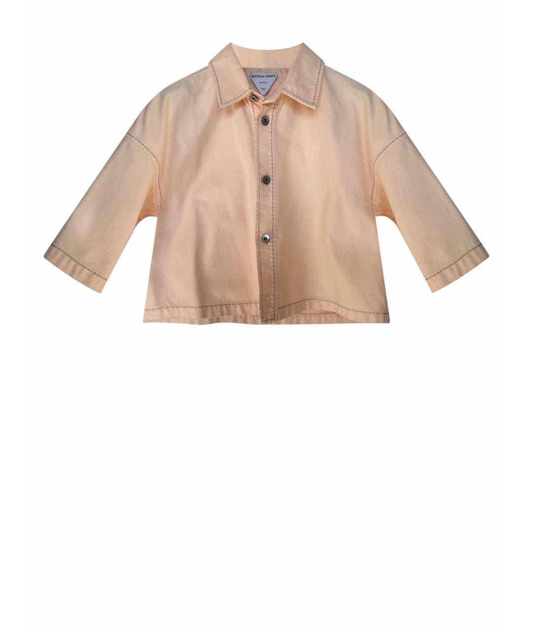 BOTTEGA VENETA Коралловый деним костюм с брюками, фото 1