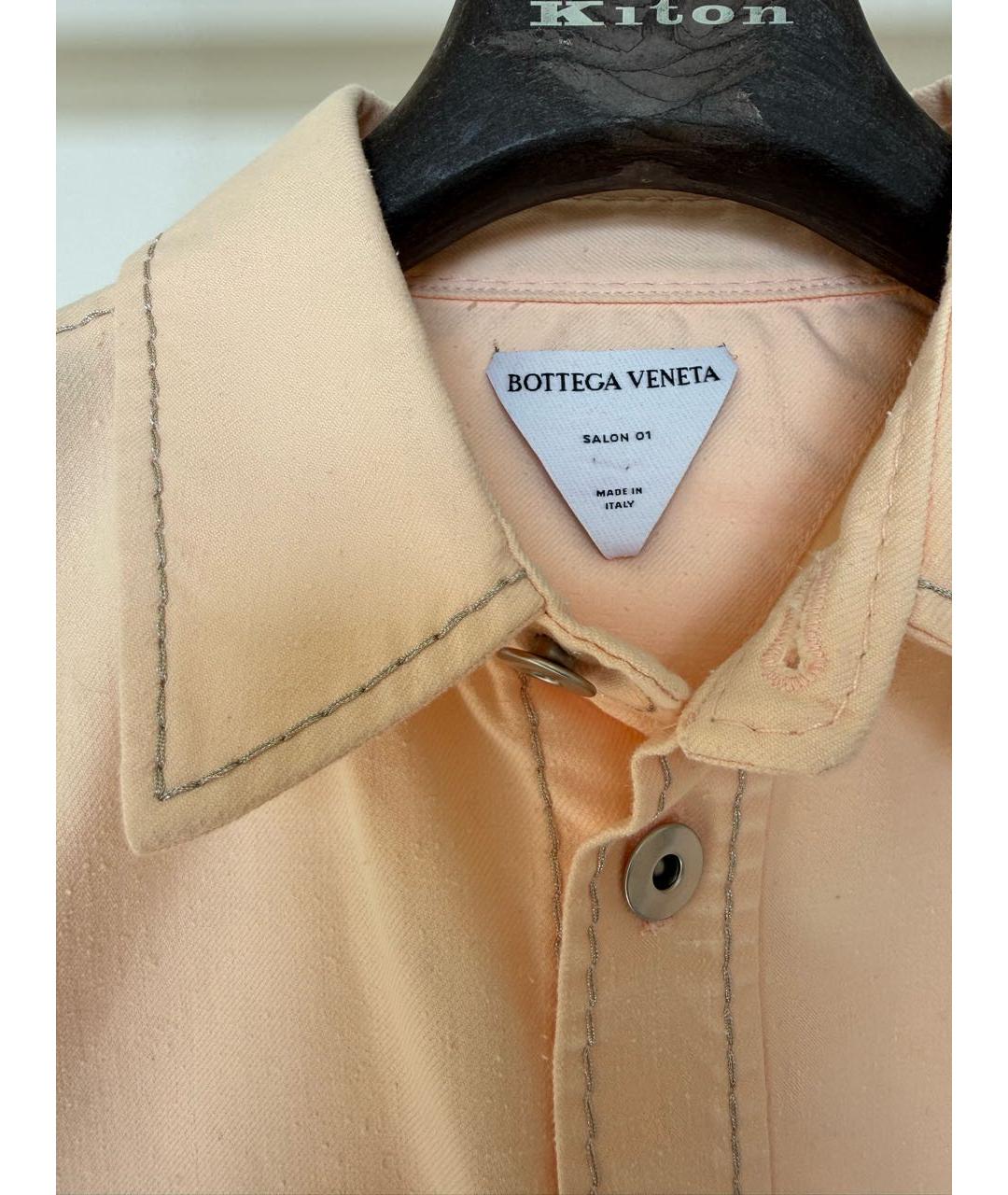 BOTTEGA VENETA Коралловый деним костюм с брюками, фото 3