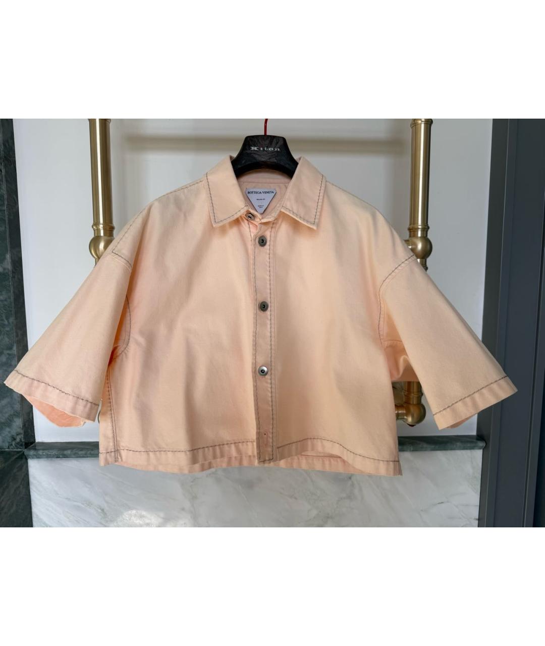 BOTTEGA VENETA Коралловый деним костюм с брюками, фото 8