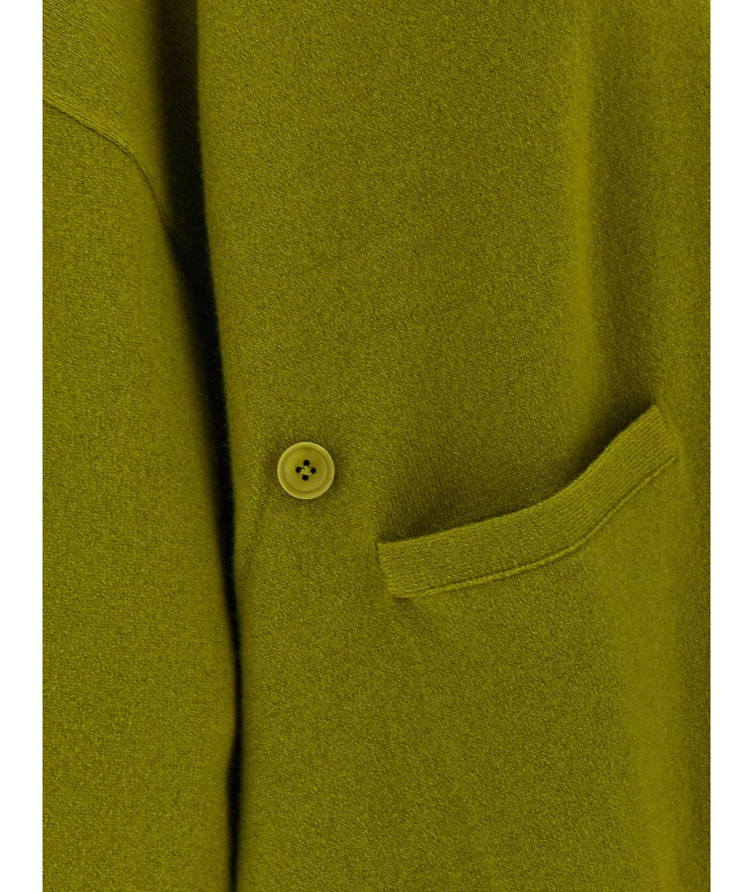EXTREME CASHMERE Зеленый шерстяной кардиган, фото 5