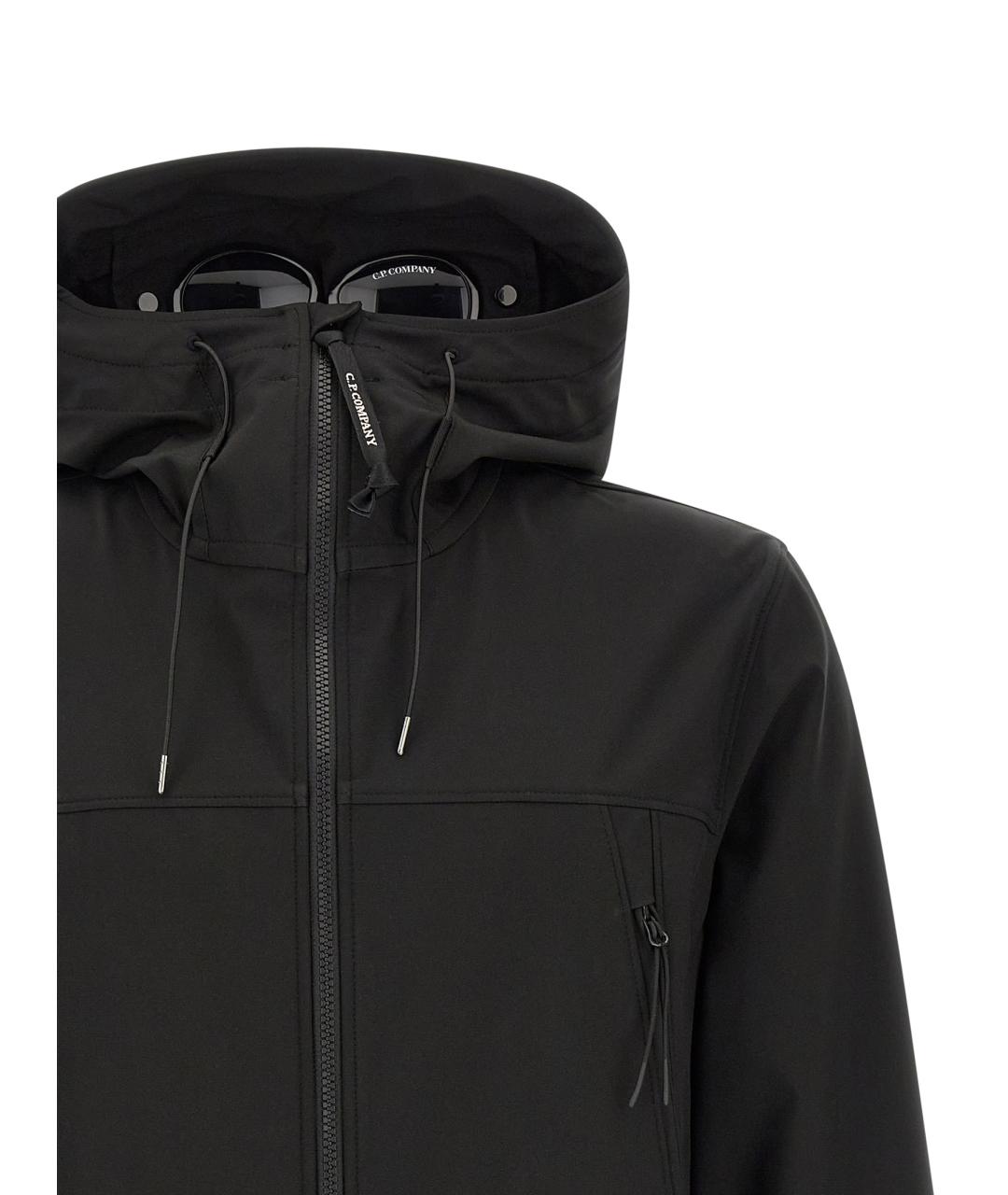 CP COMPANY Черная полиэстеровая куртка, фото 3