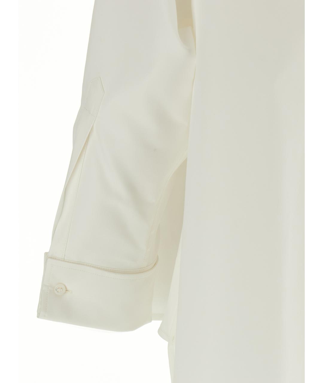 BALENCIAGA Белая хлопковая рубашка, фото 4