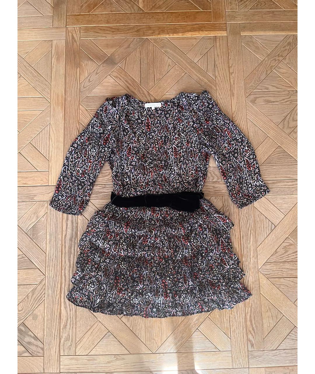 SANDRO Мульти вискозное повседневное платье, фото 3