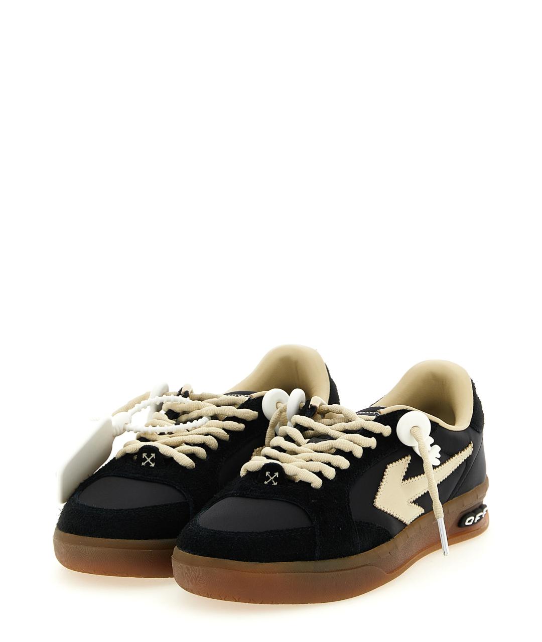 OFF-WHITE Черные синтетические кроссовки, фото 2