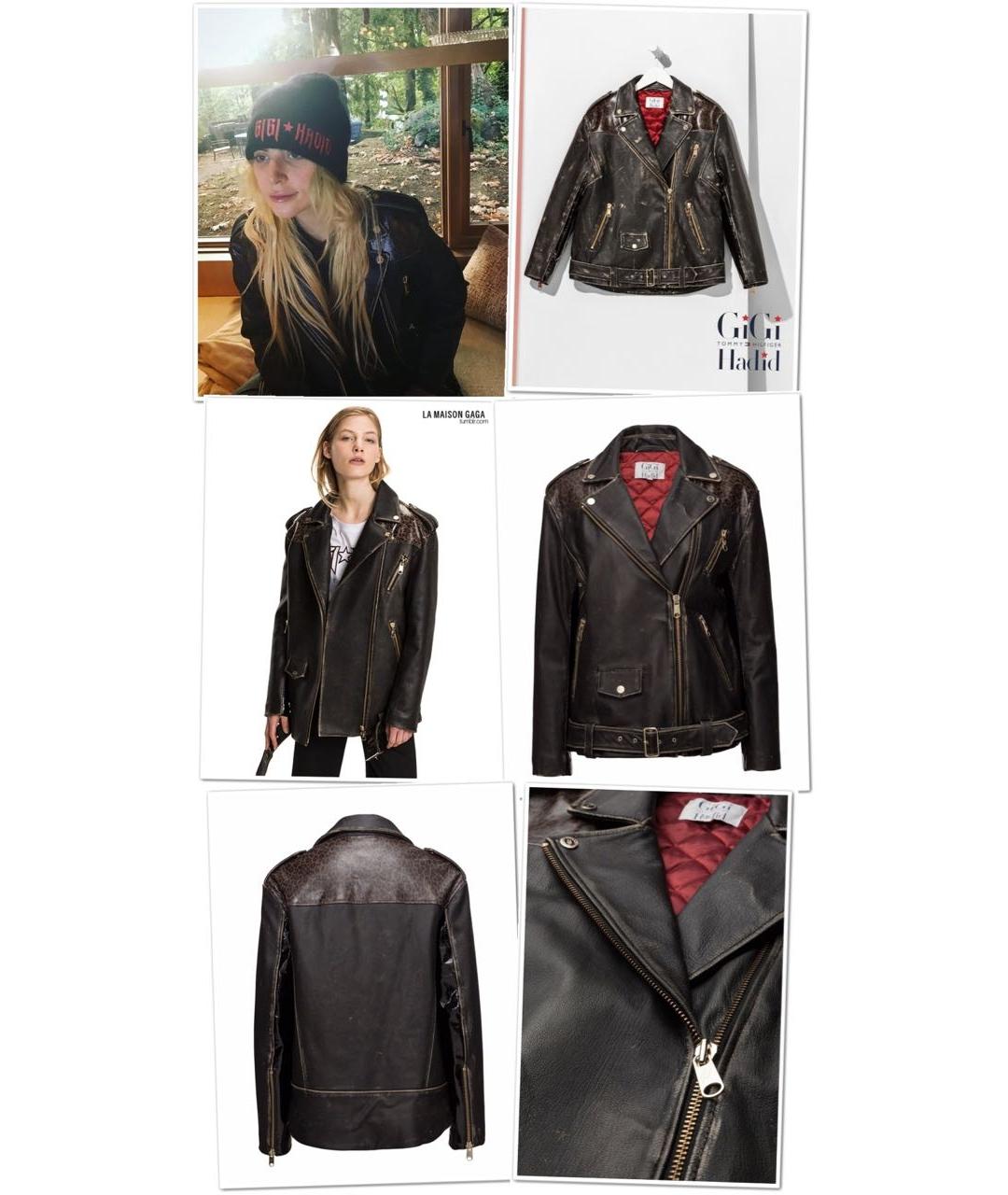 TOMMY HILFIGER Черная кожаная куртка, фото 4