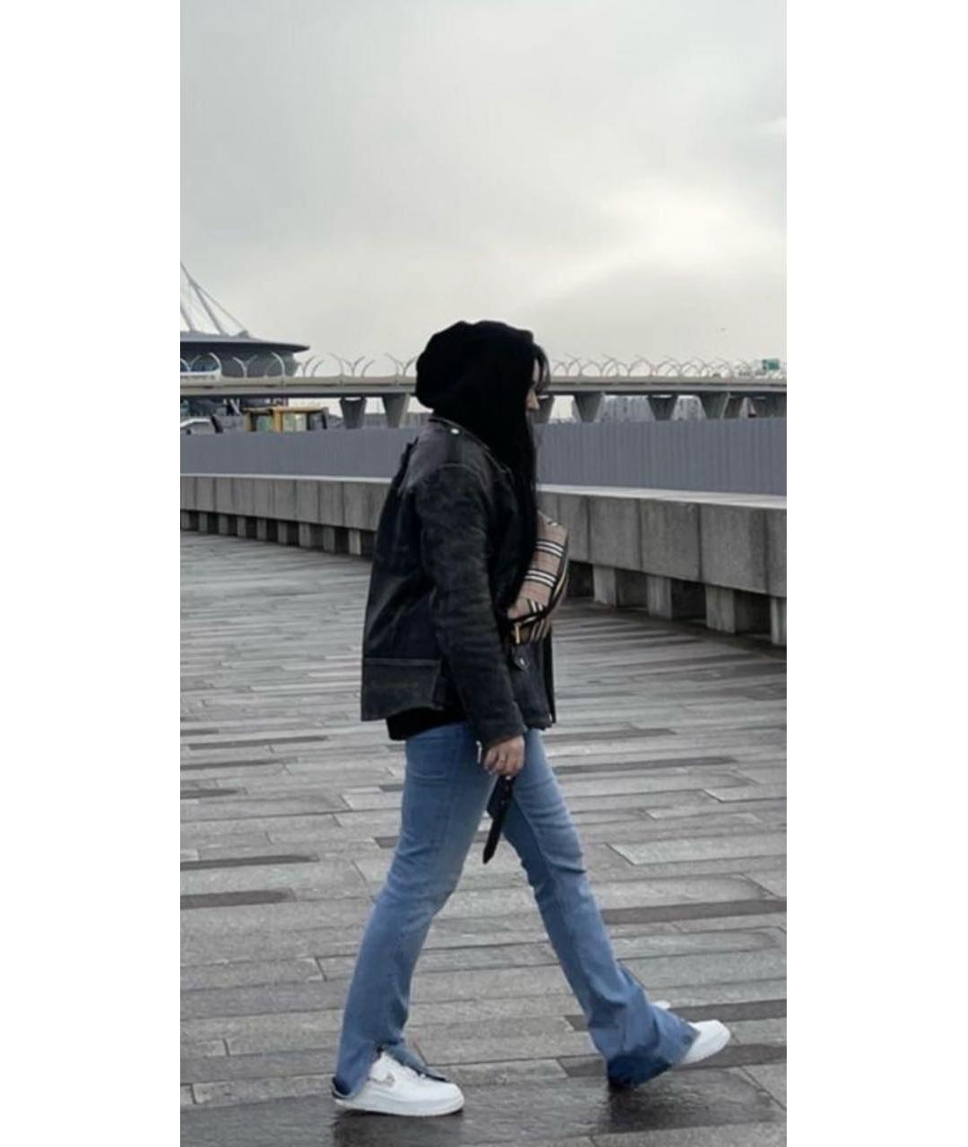 TOMMY HILFIGER Черная кожаная куртка, фото 5