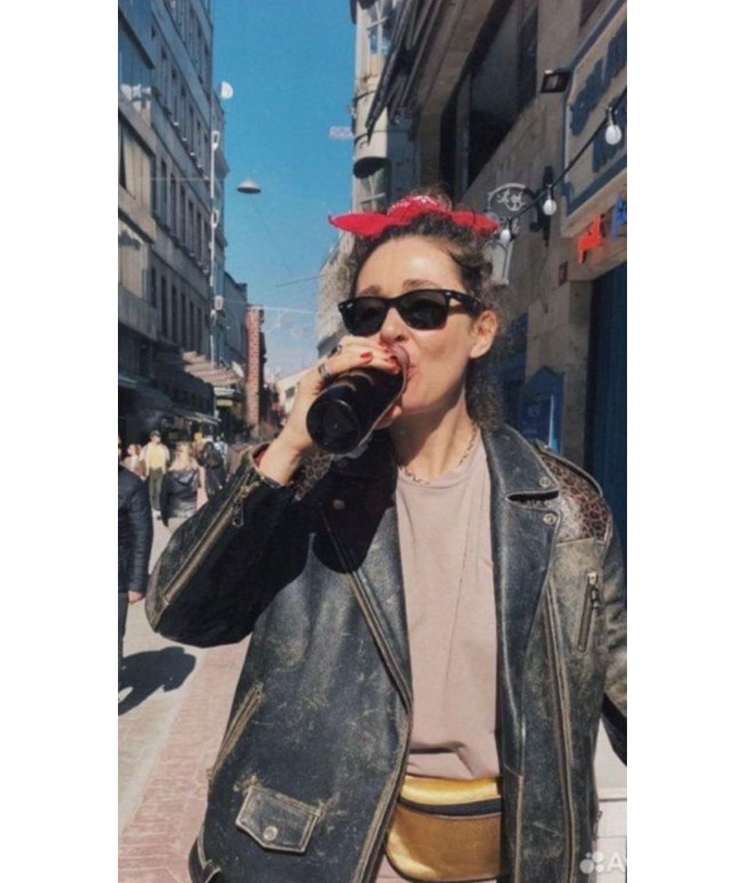 TOMMY HILFIGER Черная кожаная куртка, фото 6