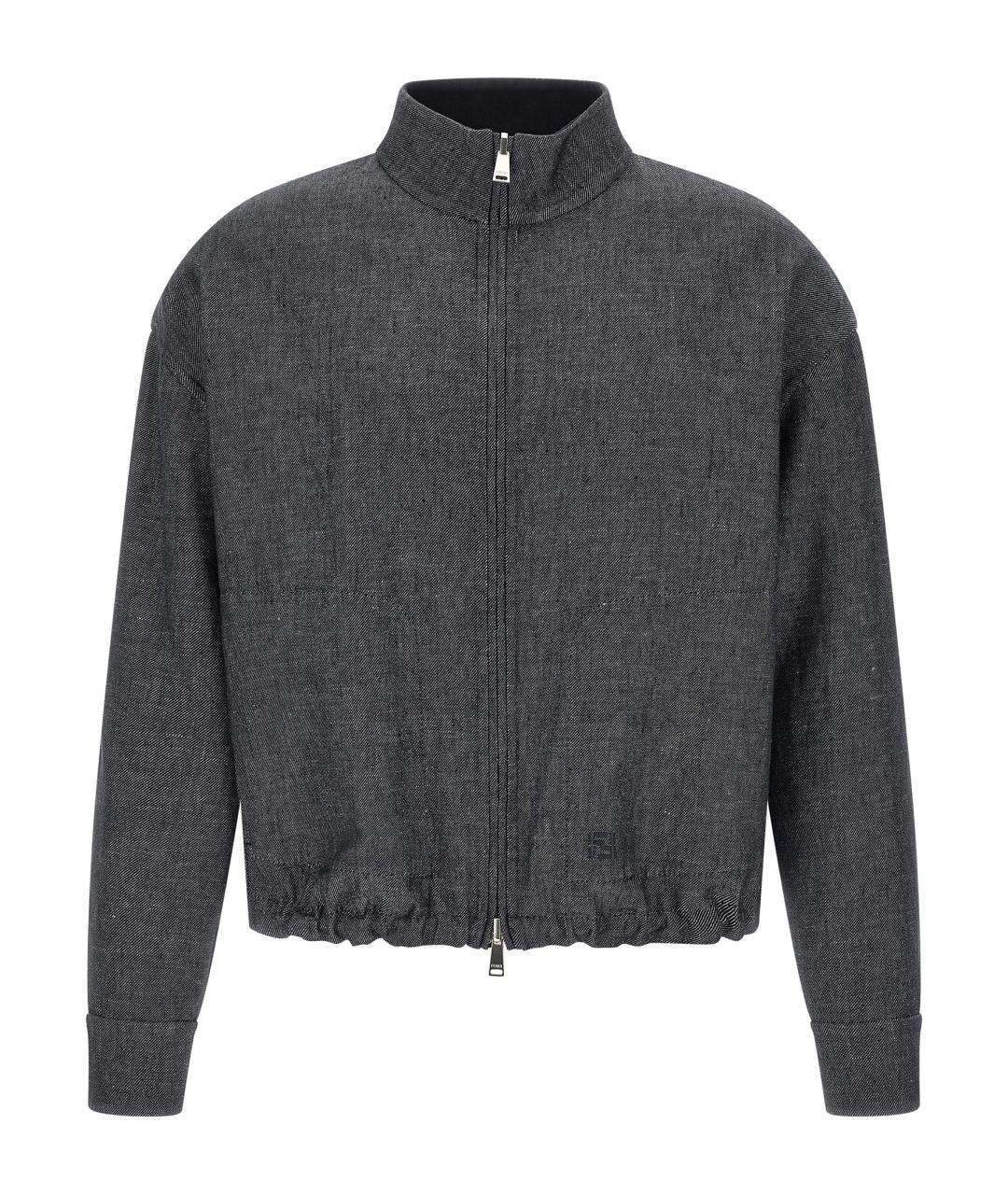 FENDI Мульти льняная куртка, фото 1