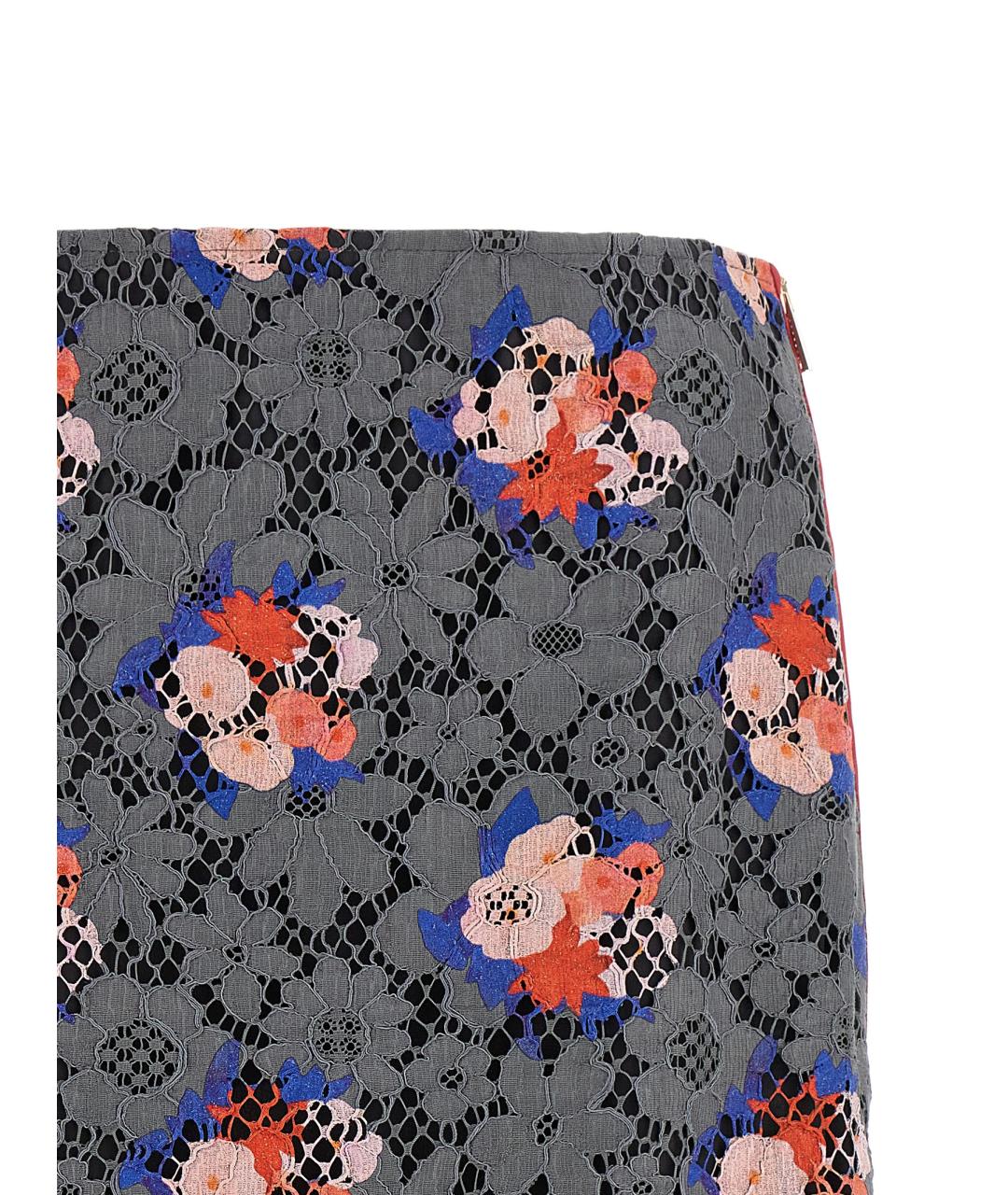 FENDI Мульти хлопковая юбка миди, фото 4