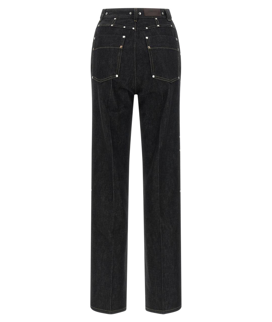 LEMAIRE Черные хлопковые прямые джинсы, фото 2