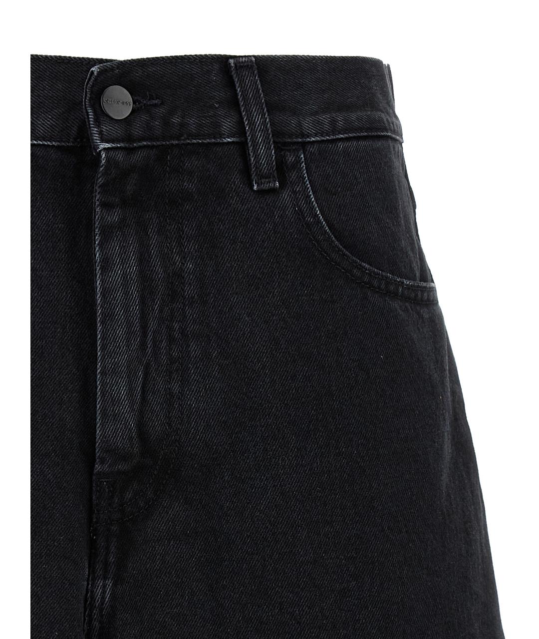 CARHARTT WIP Черные хлопковые шорты, фото 3