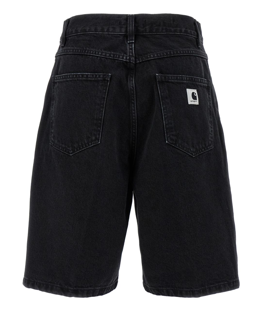 CARHARTT WIP Черные хлопковые шорты, фото 2