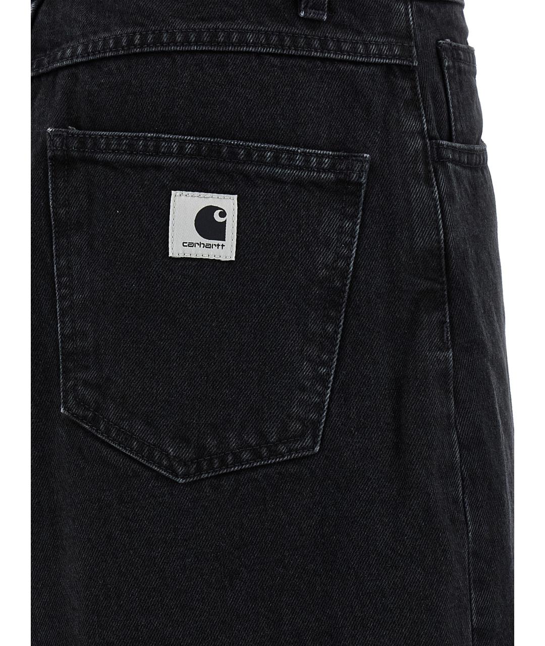 CARHARTT WIP Черные хлопковые шорты, фото 4