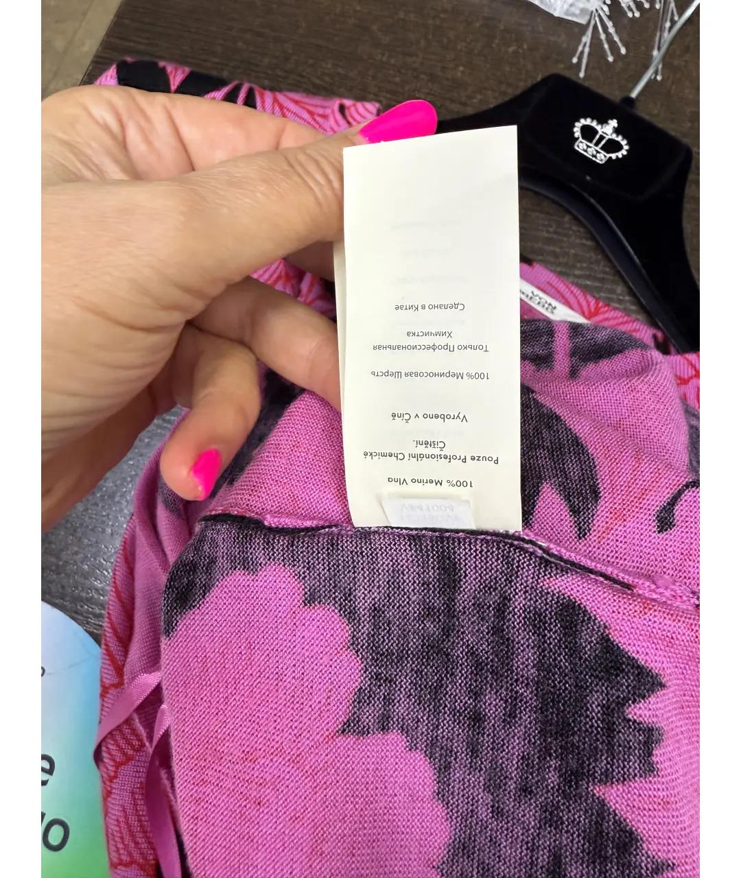 DIANE VON FURSTENBERG Мульти шерстяное повседневное платье, фото 7