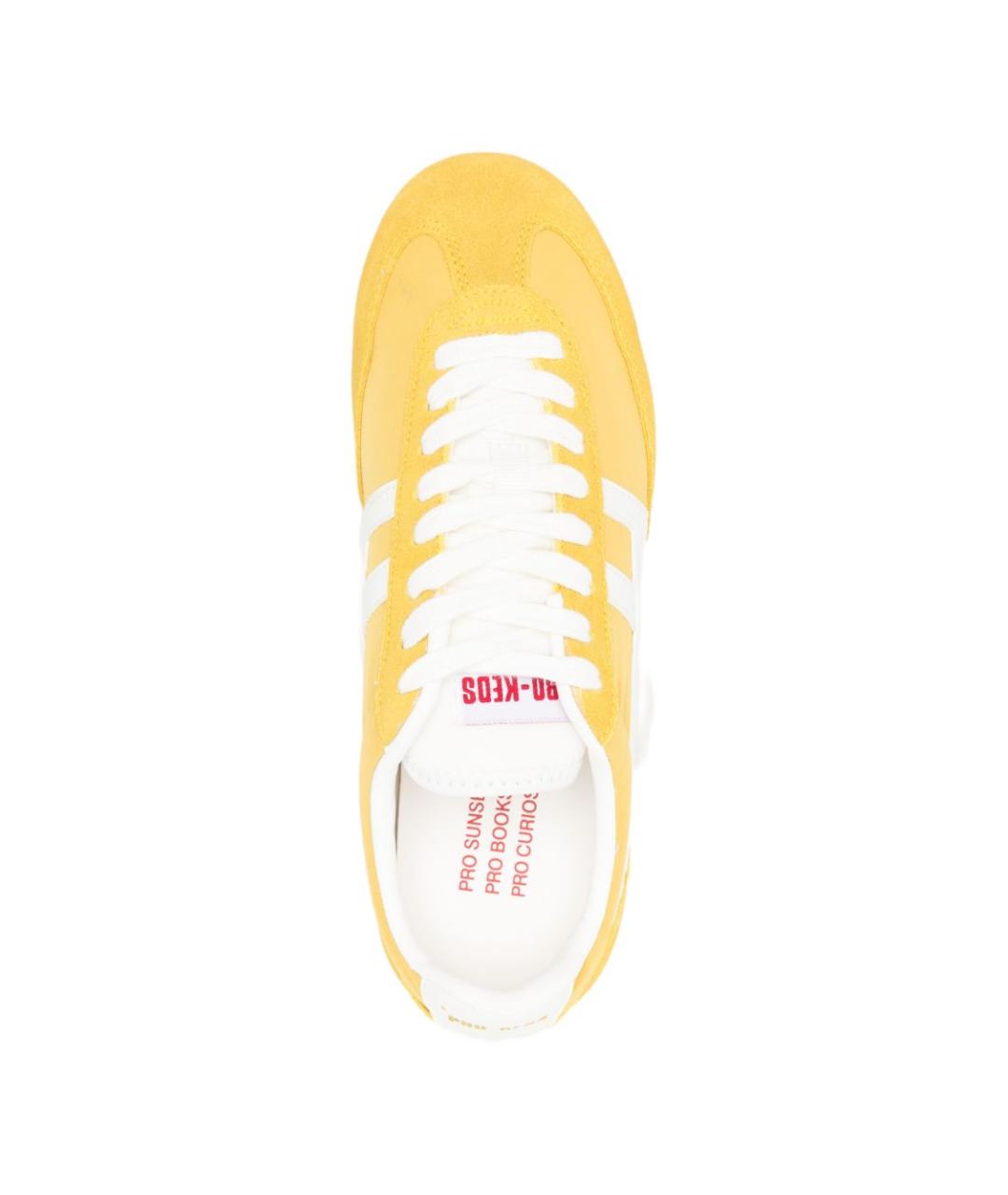 PRO-KEDS Желтые кожаные кроссовки, фото 3