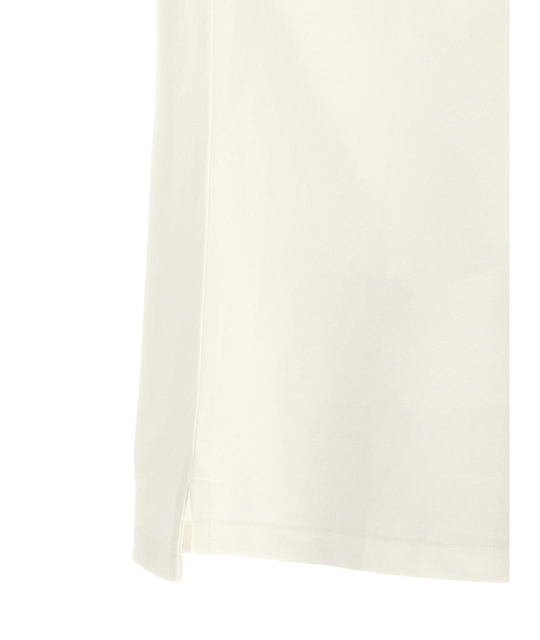 CP COMPANY Белое хлопковое поло с коротким рукавом, фото 4