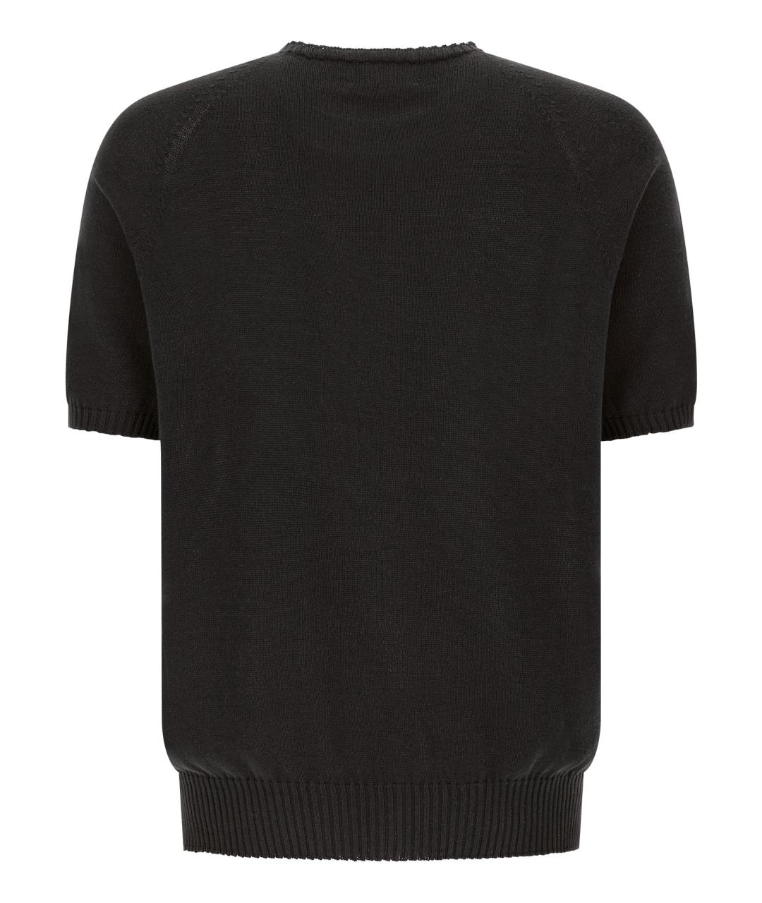 MA'RY'YA Черный хлопковый джемпер / свитер, фото 2