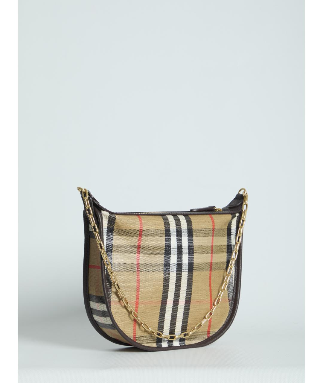 BURBERRY Бежевая сумка через плечо, фото 4