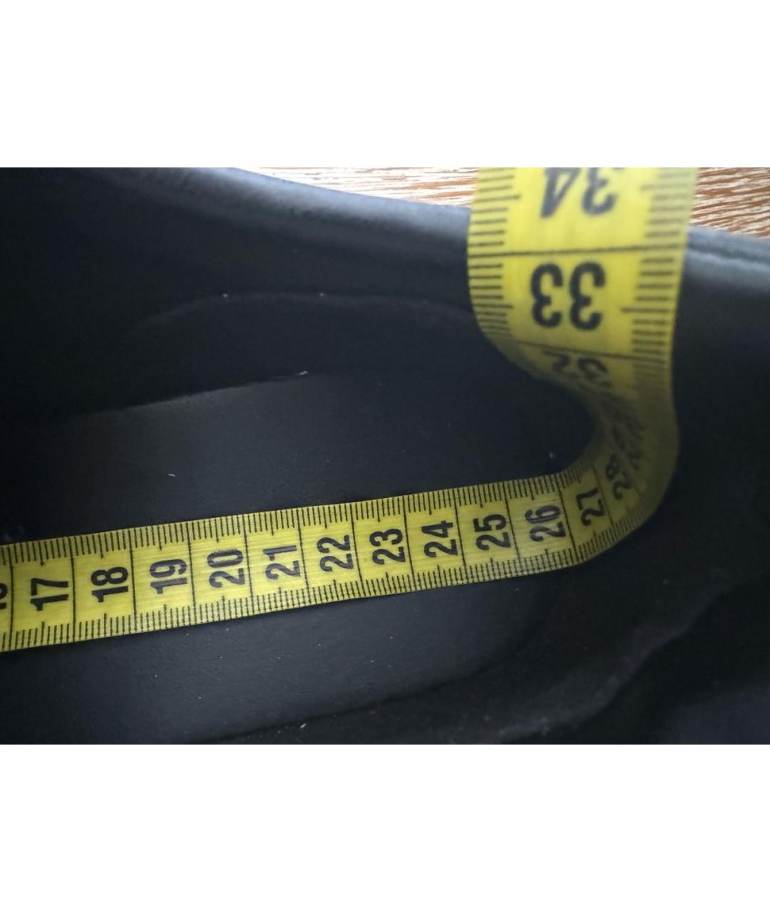 KARL LAGERFELD Черные кеды из искусственной кожи, фото 5