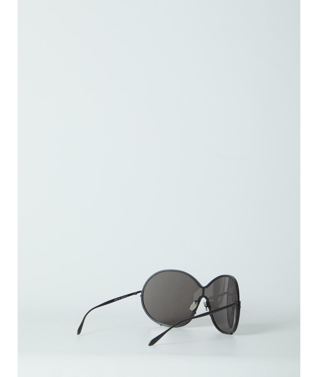 ALAIA Черные металлические солнцезащитные очки, фото 2