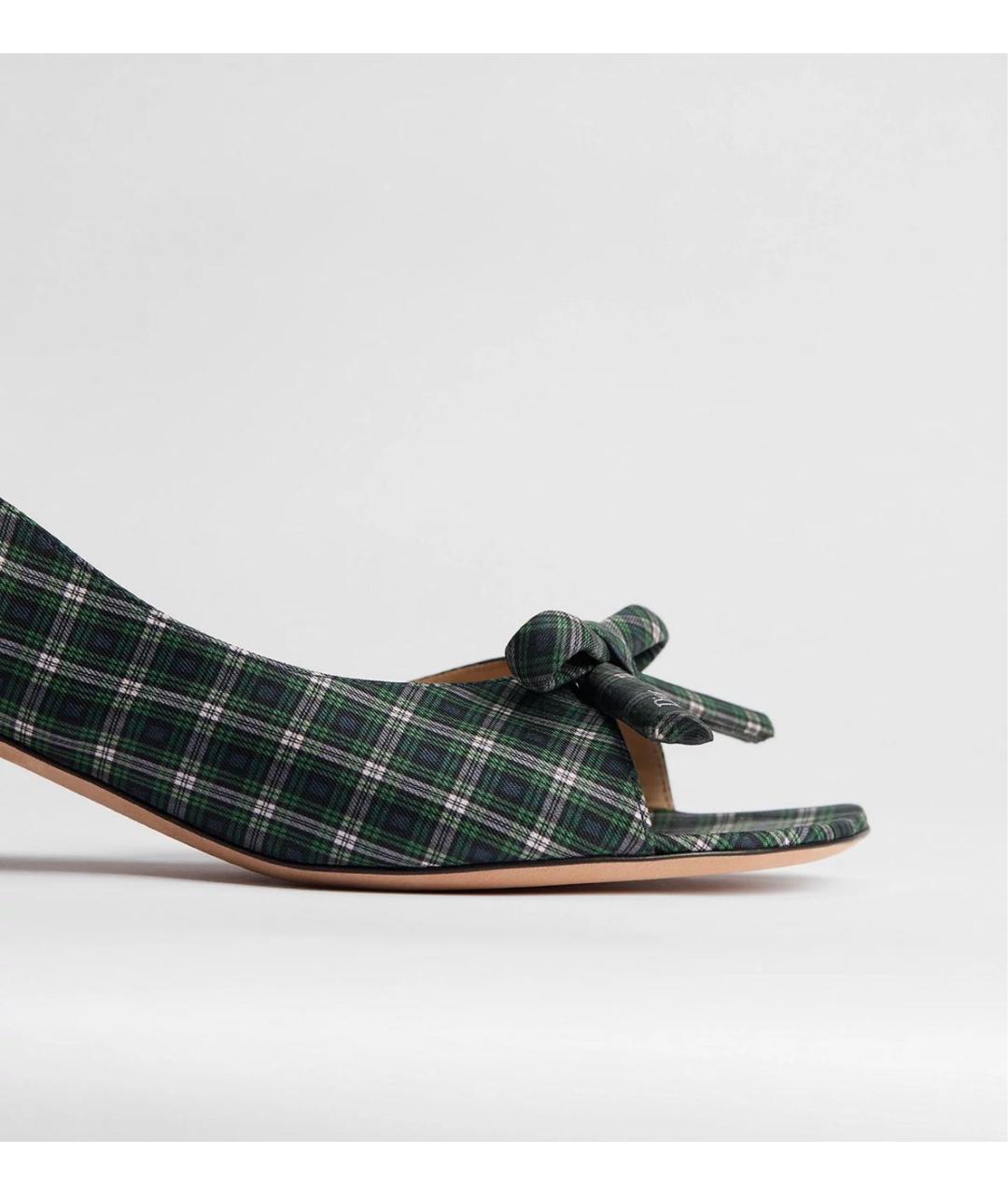 CHRISTIAN DIOR Зеленые босоножки, фото 5