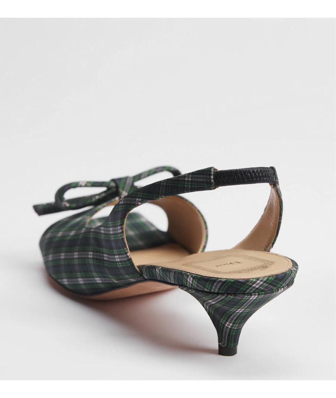 CHRISTIAN DIOR Зеленые босоножки, фото 4