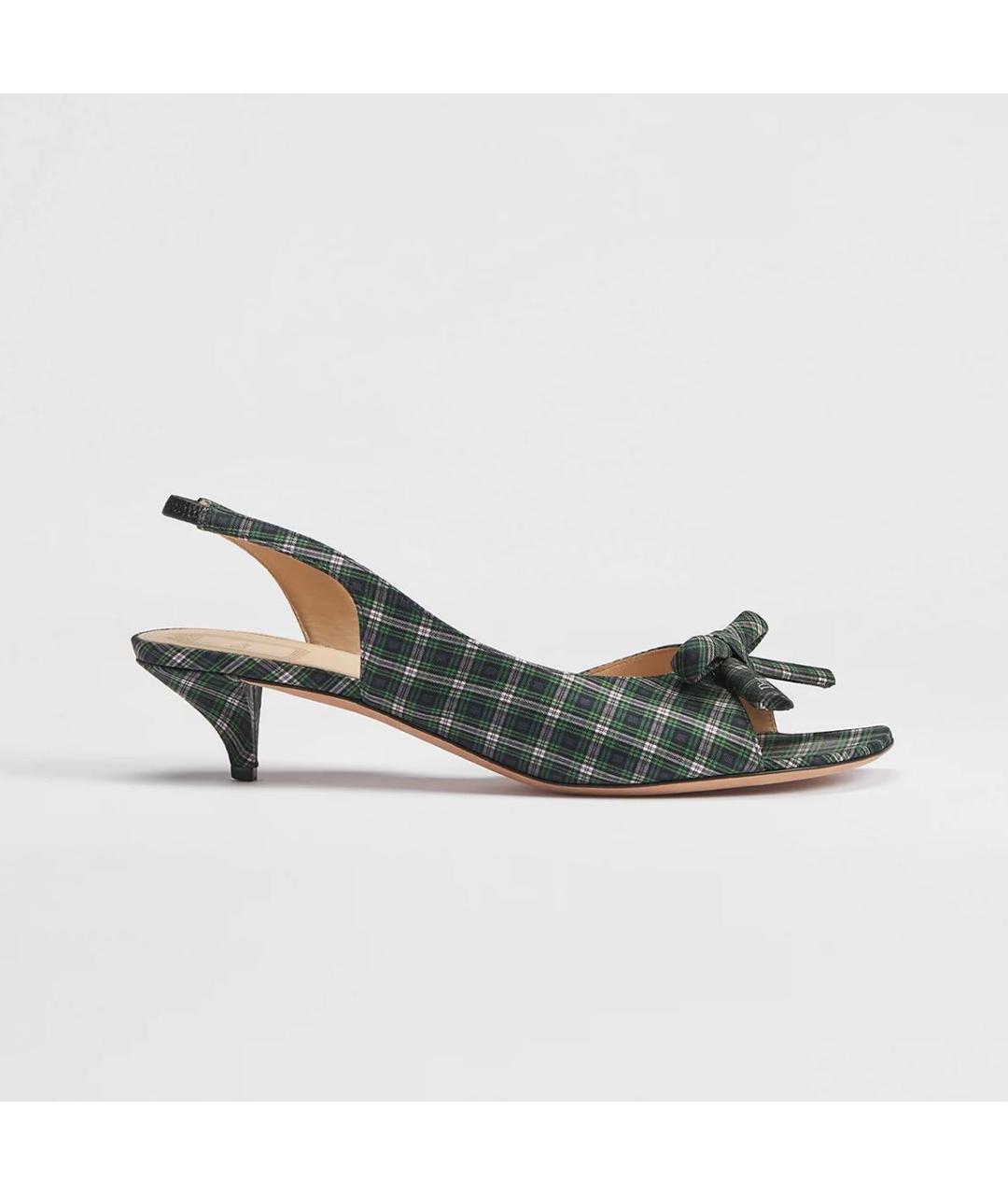 CHRISTIAN DIOR Зеленые босоножки, фото 7