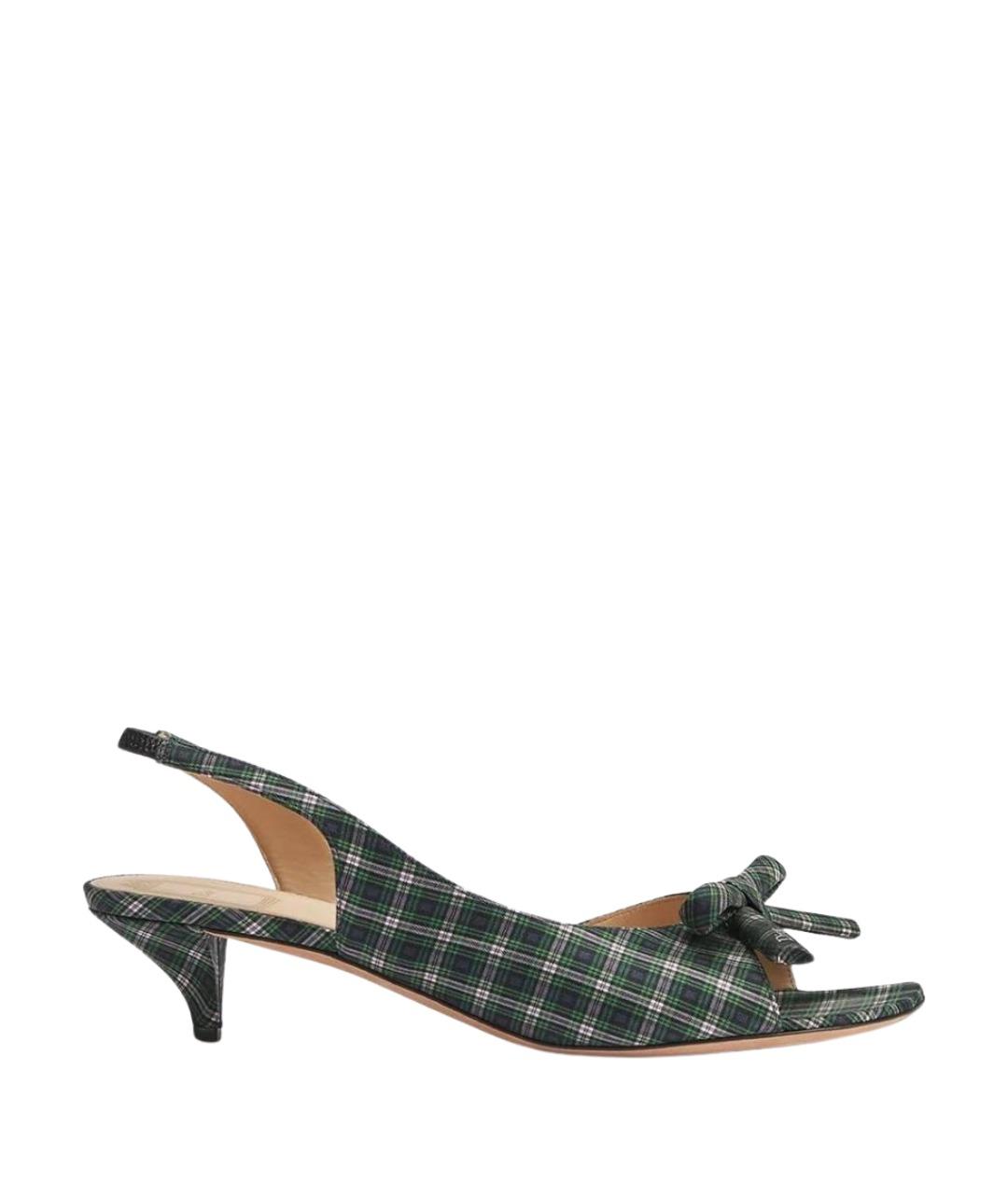 CHRISTIAN DIOR Зеленые босоножки, фото 1