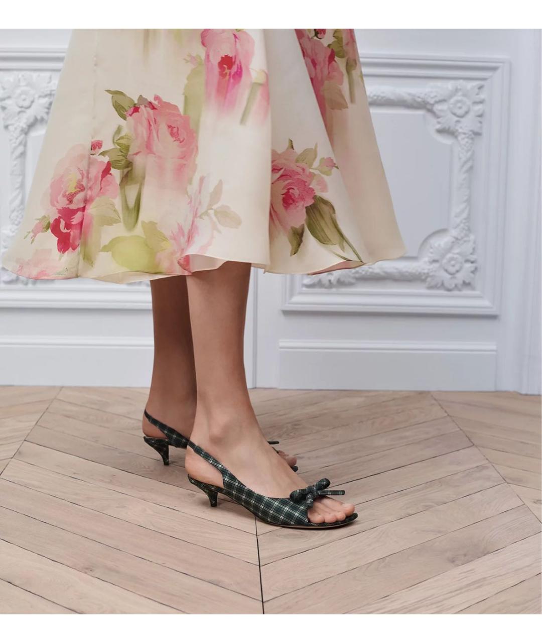 CHRISTIAN DIOR Зеленые босоножки, фото 2