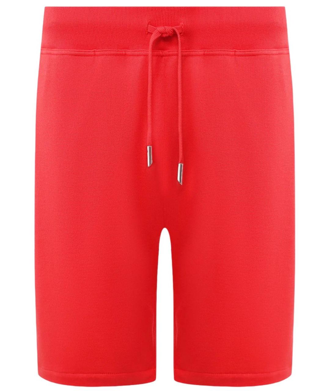 KITON Красные хлопковые шорты, фото 9
