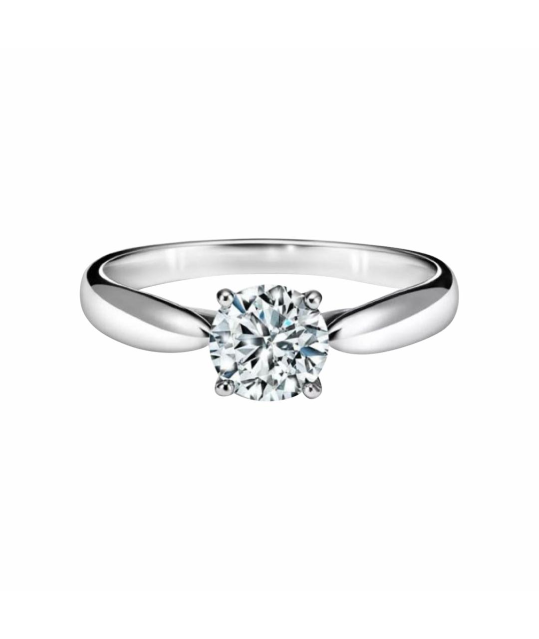 TIFFANY&CO Серебряное платиновое кольцо, фото 1